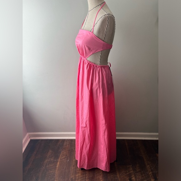 Hello Molly “Should We Go” Pink Maxi dress size Small sz 4 - Picture 11 of 15
